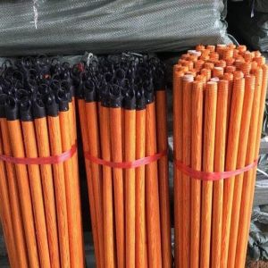 Wooden broom handle